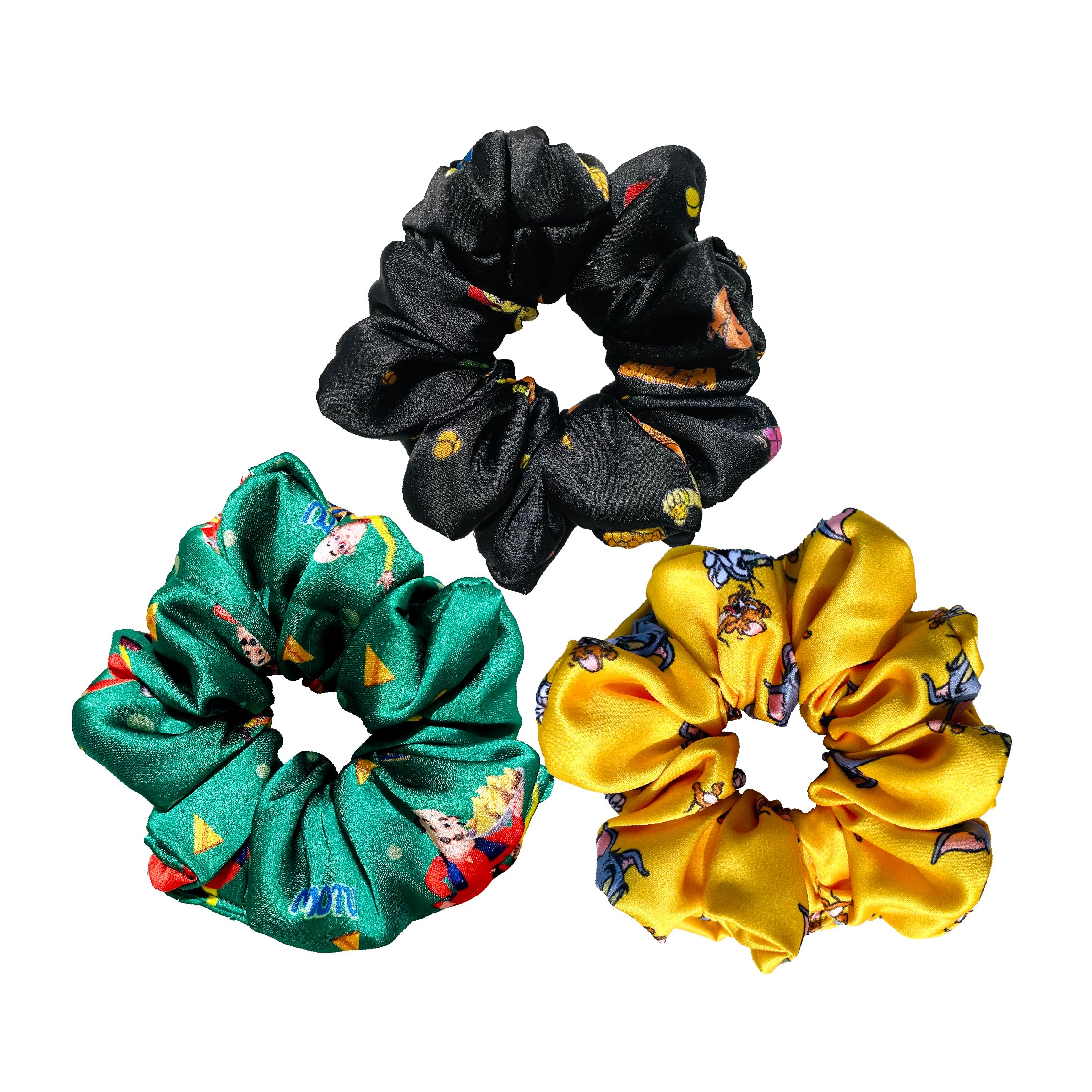 Crafty Glam Luxury Satin Scrunchies for Women, Satin Hair Bands For Women Stylish, Satin Ponytail Holders for Women, Versatile Hair Ties for Girls, Premium Printed Satin Scrunchies Set (Pack of 3) (B0CWS3JKSW) Amazon Price History, Amazon Price Tracker