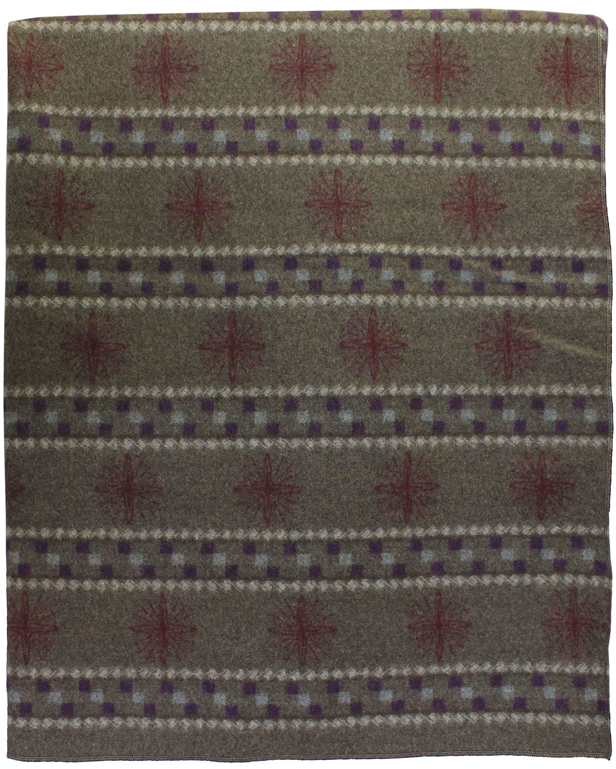 Plaid en laine Rotfuchs rouge mastic pour vos soirées cocooning au salon