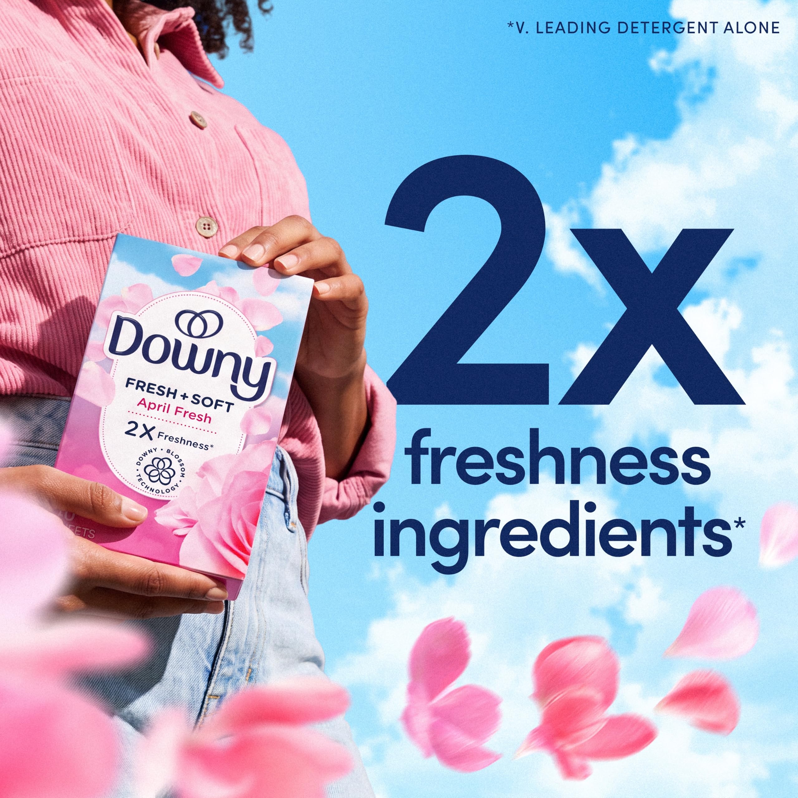 Amazon | Downy April Fresh Fabric Softener Dryer Sheets, 240 Count