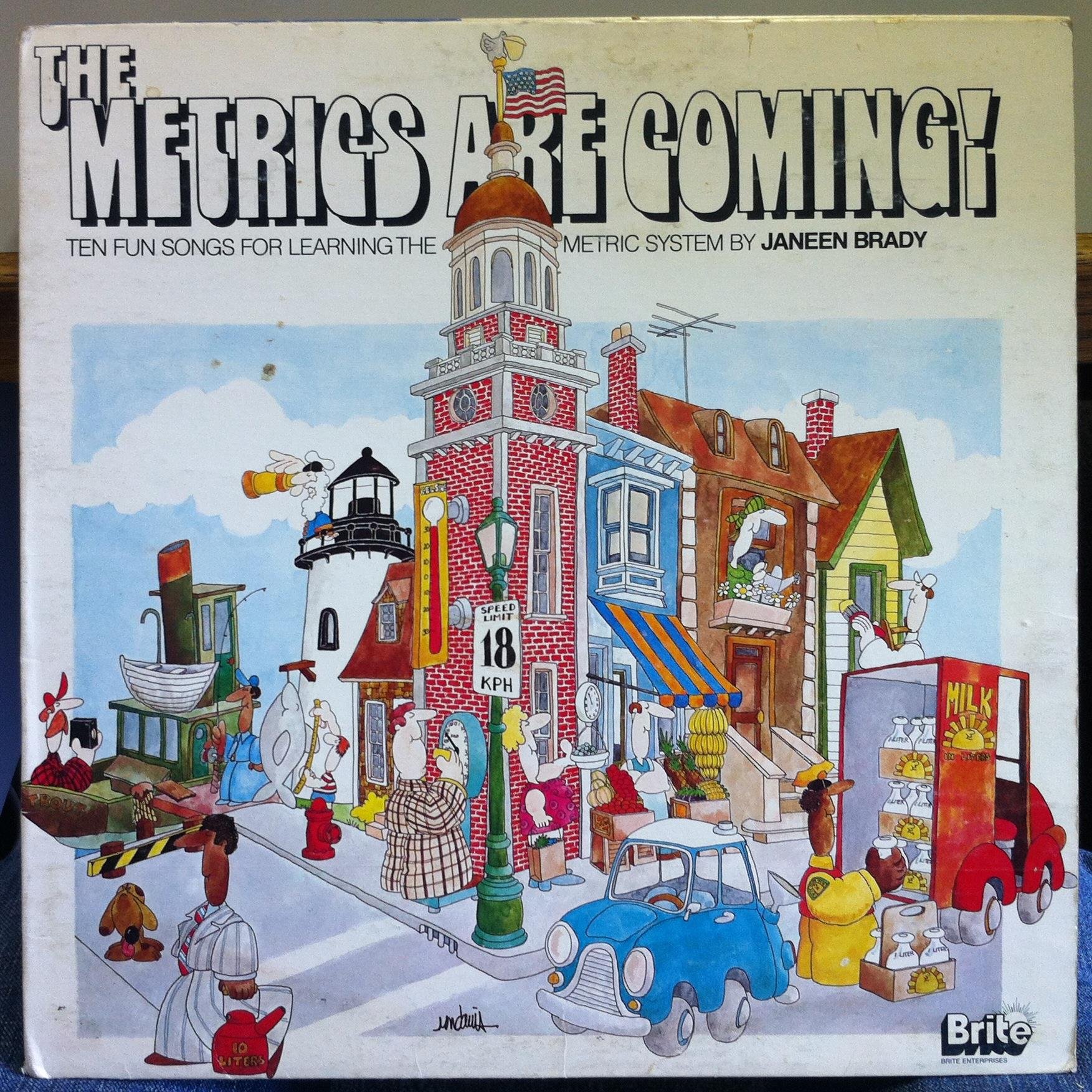 JANEEN BRADY THE METRICS ARE COMING vinyl record