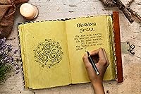 Vista 4 de SH SHIFAA HANDICRAFT Libro de Hechizos de Hocus Pocus Libro de Hechizos de Hocus Pocus Accesorio de Hocus Pocus Decoración de Halloween de Hocus