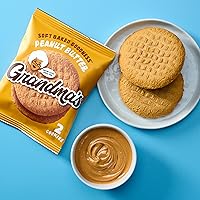 Vista 5 de Grandma's - Galletas de mantequilla de maní, 2.5 oz (paquete de 10)