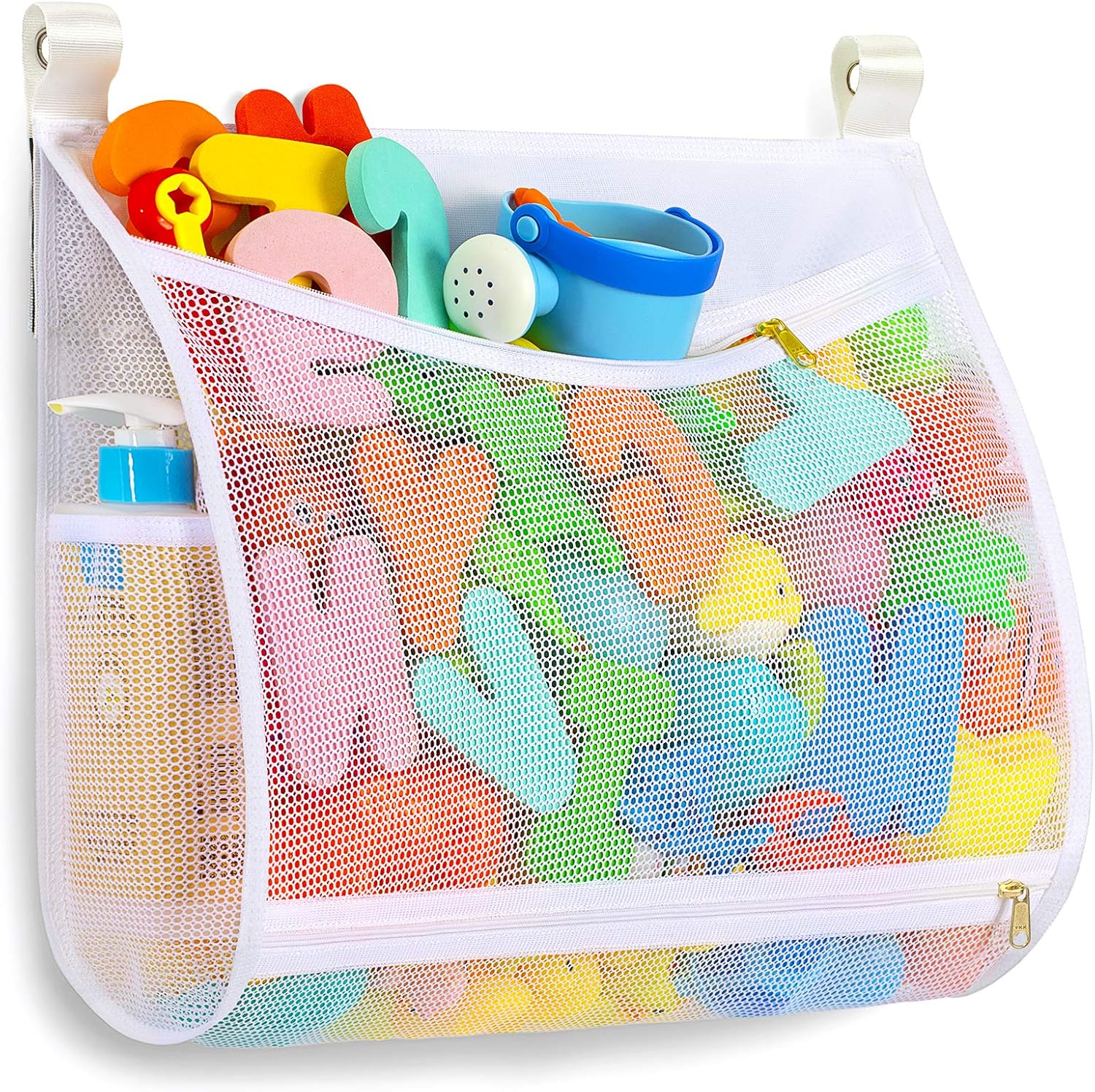 Baby Bath Toy Organizer With Machine Washable, Multiple
