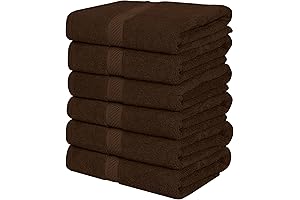 Utopia Towels: Luxurious and Ultra-Soft Brown Towels for an Exquisite Bathroom Experience