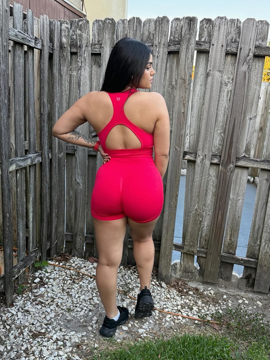 TomTiger Women's Athletic Seamless Shorts High Waisted Squat Proof Tummy Control Exercise Shorts Women - Image 7