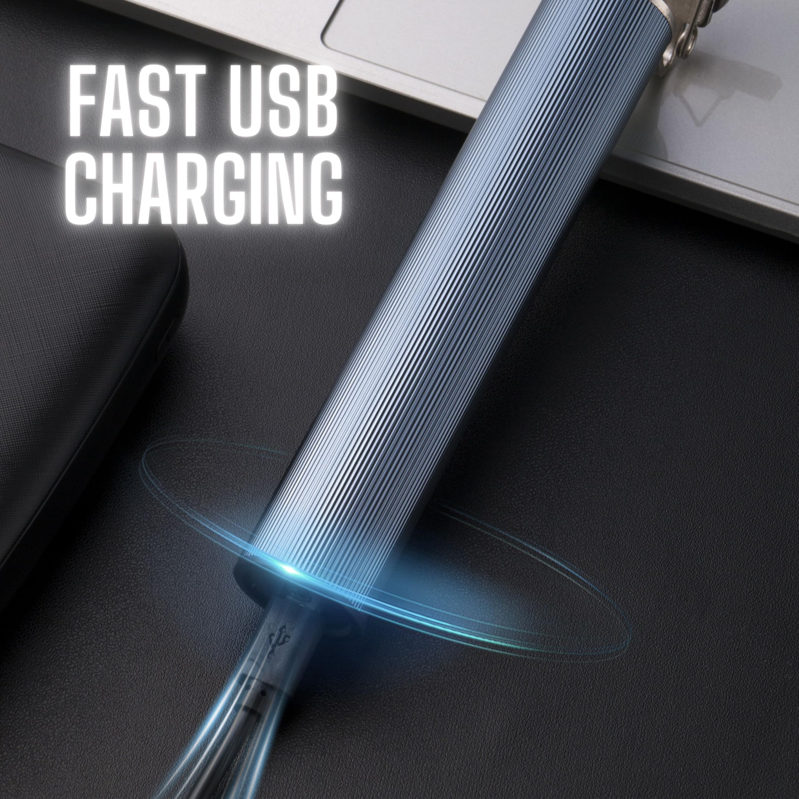 Barberboss Turbo maszynka do strzyżenia brody i włosów dla mężczyzn, bezprzewodowy trymer LED, regulowana tarcza ostrza, szybkie ładowanie USB i 8-częściowy zestaw grzebieni, zestaw do pielęgnacji dla