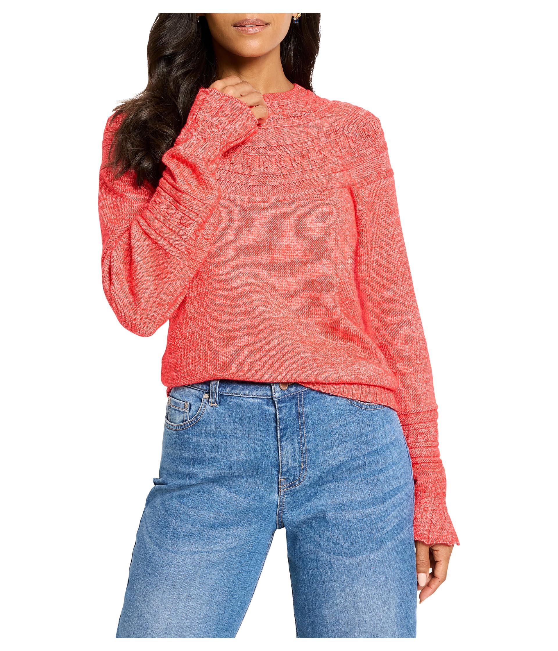 NIC Zoe Womens Textural Dot Cozy Sweater