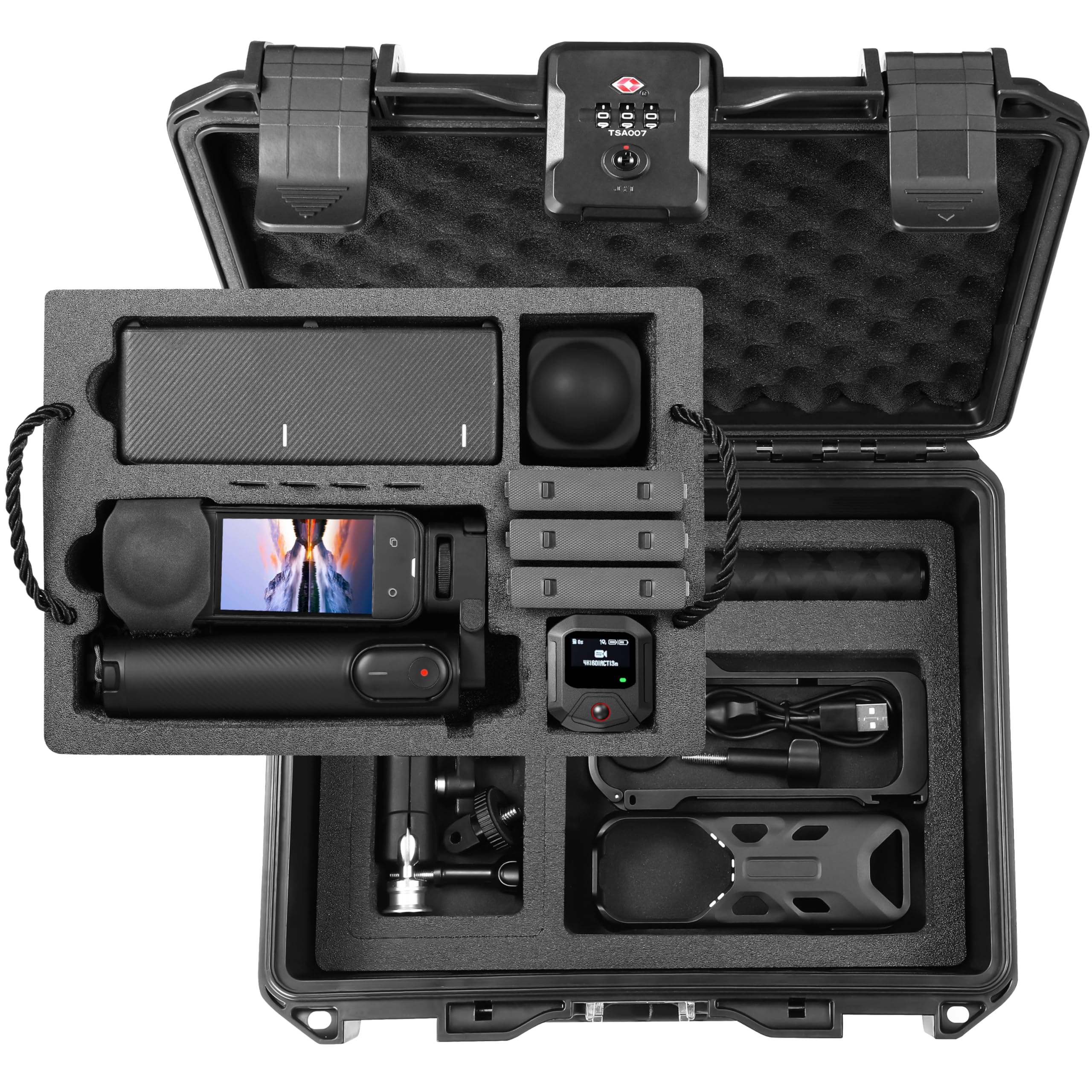 STARTRC VCR Carrying Case for Insta360 X5, Travel Case Organizer for Insta360 X5-picture-10