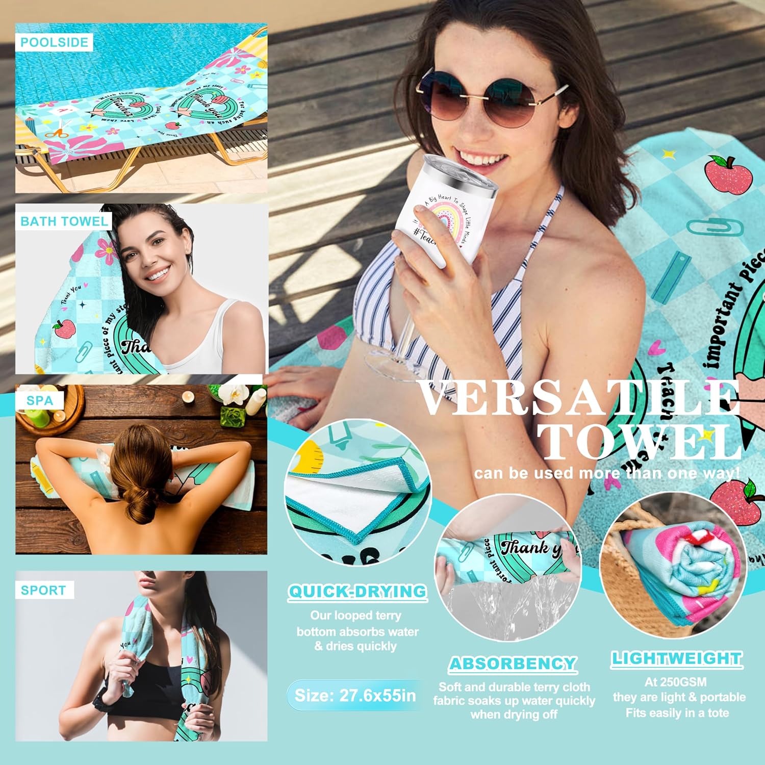 Teacher Appreciation Gifts, Teacher Gifts for Women Thank You Gifts Basket for Teachers