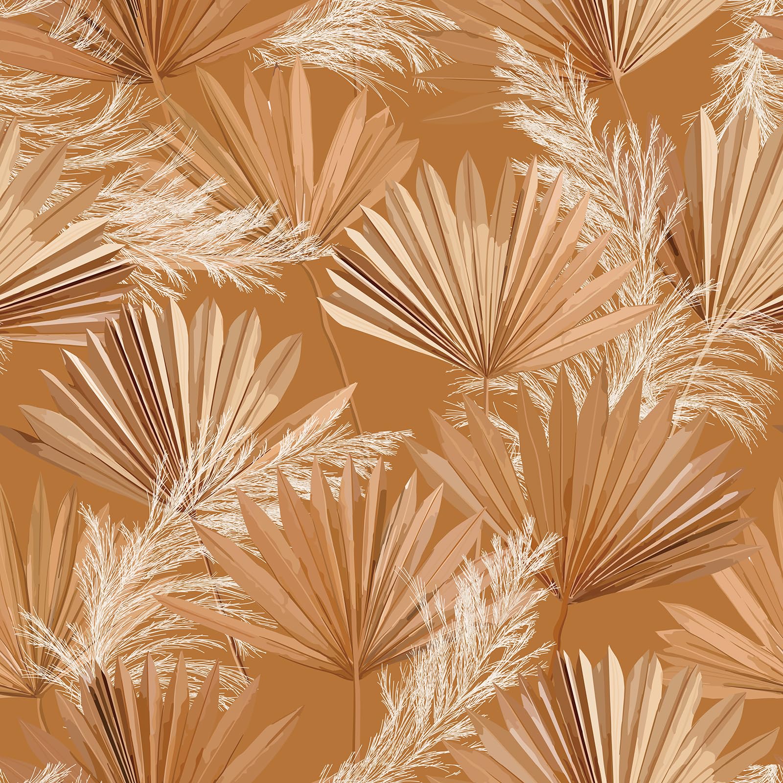 Papier peint amovible marron idéal pour masquer les imperfections d'un mur sans colle traditionnelle