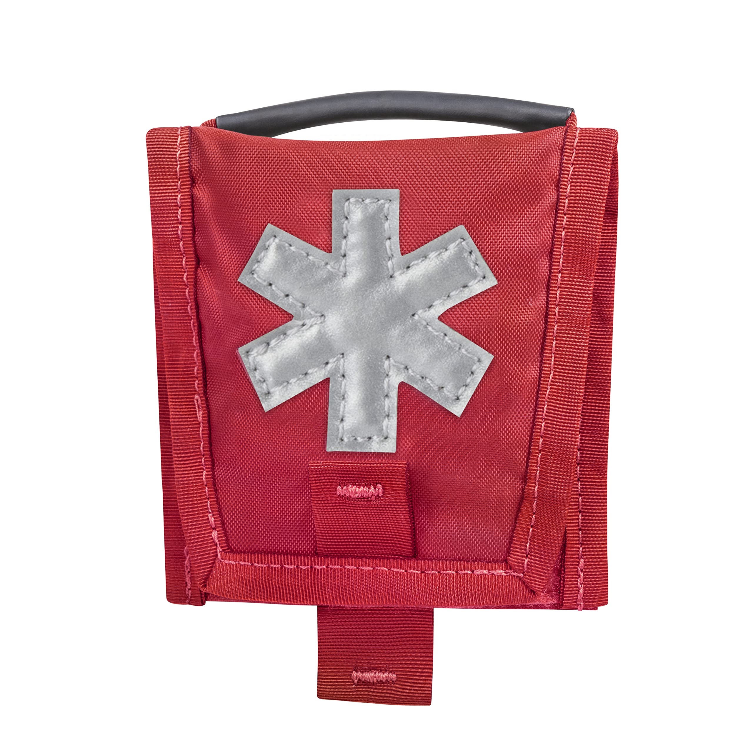 Mini Botiquín De Nailon Marrón, Bolsa Pequeña Para Primeros Auxilios, Con Bolsillos De Malla, Ideal Para Cinturón O Mochila