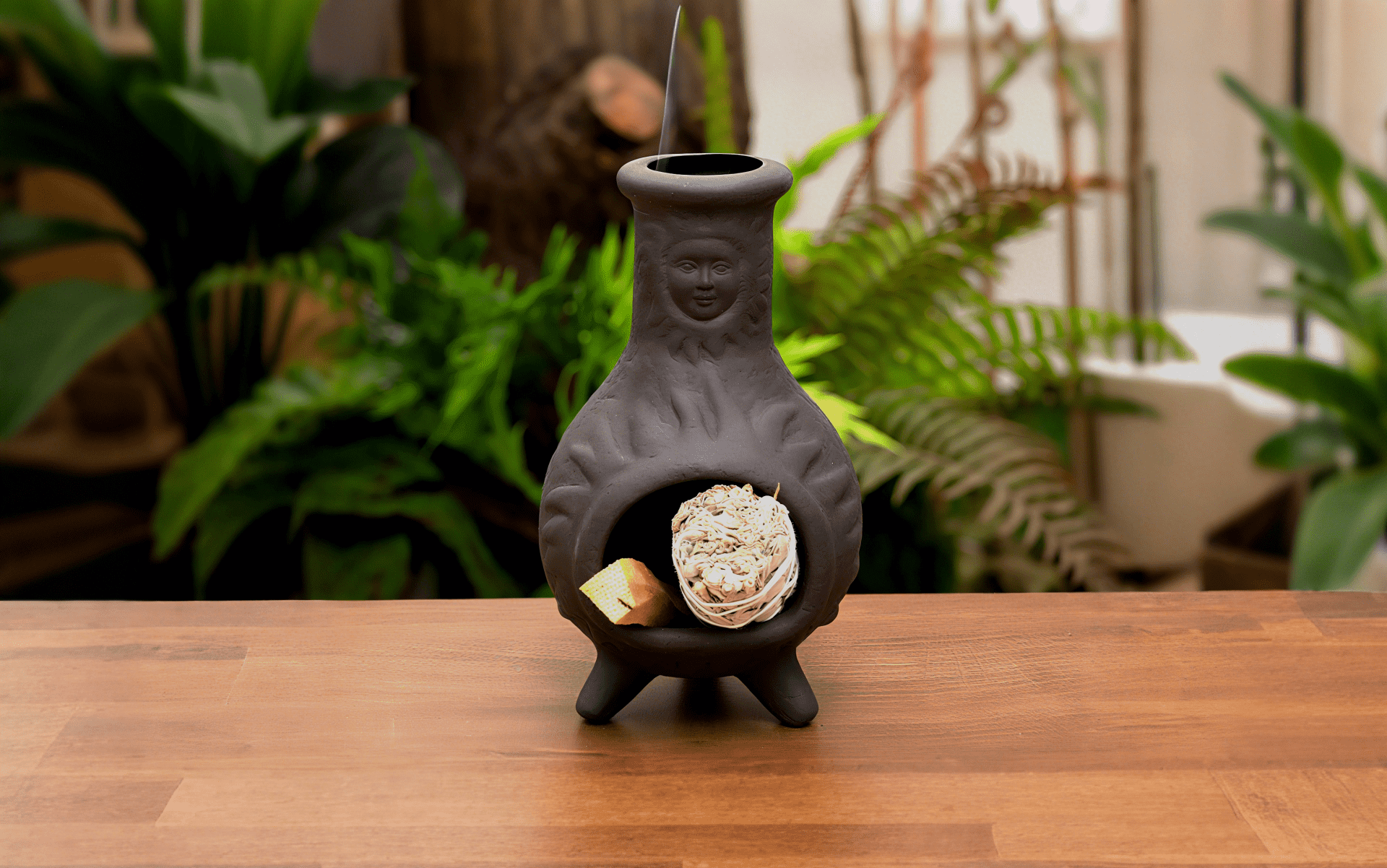 Amazon.com: Handcrafted Terracotta Palo Santo Holder with Sun Face