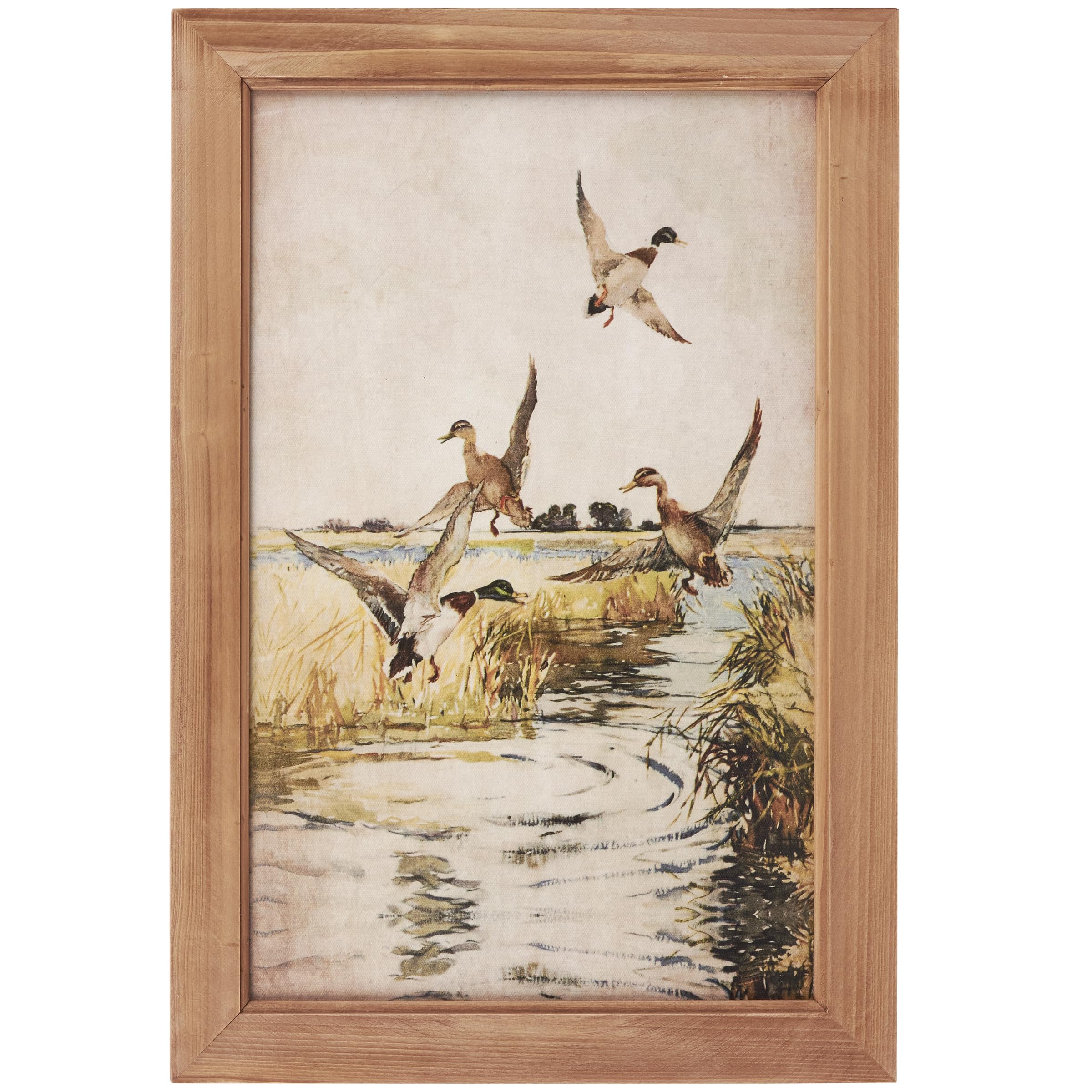 Cadre décoratif colvert Primitives by Kathy tableau bois vintage