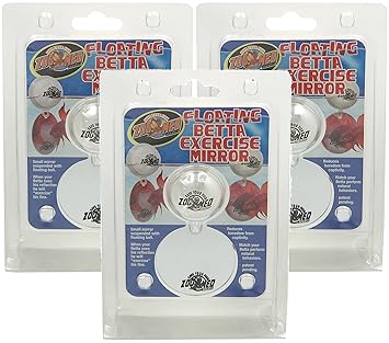 Zoo Med 3 Pack of Floating Betta Exercise Mirrors