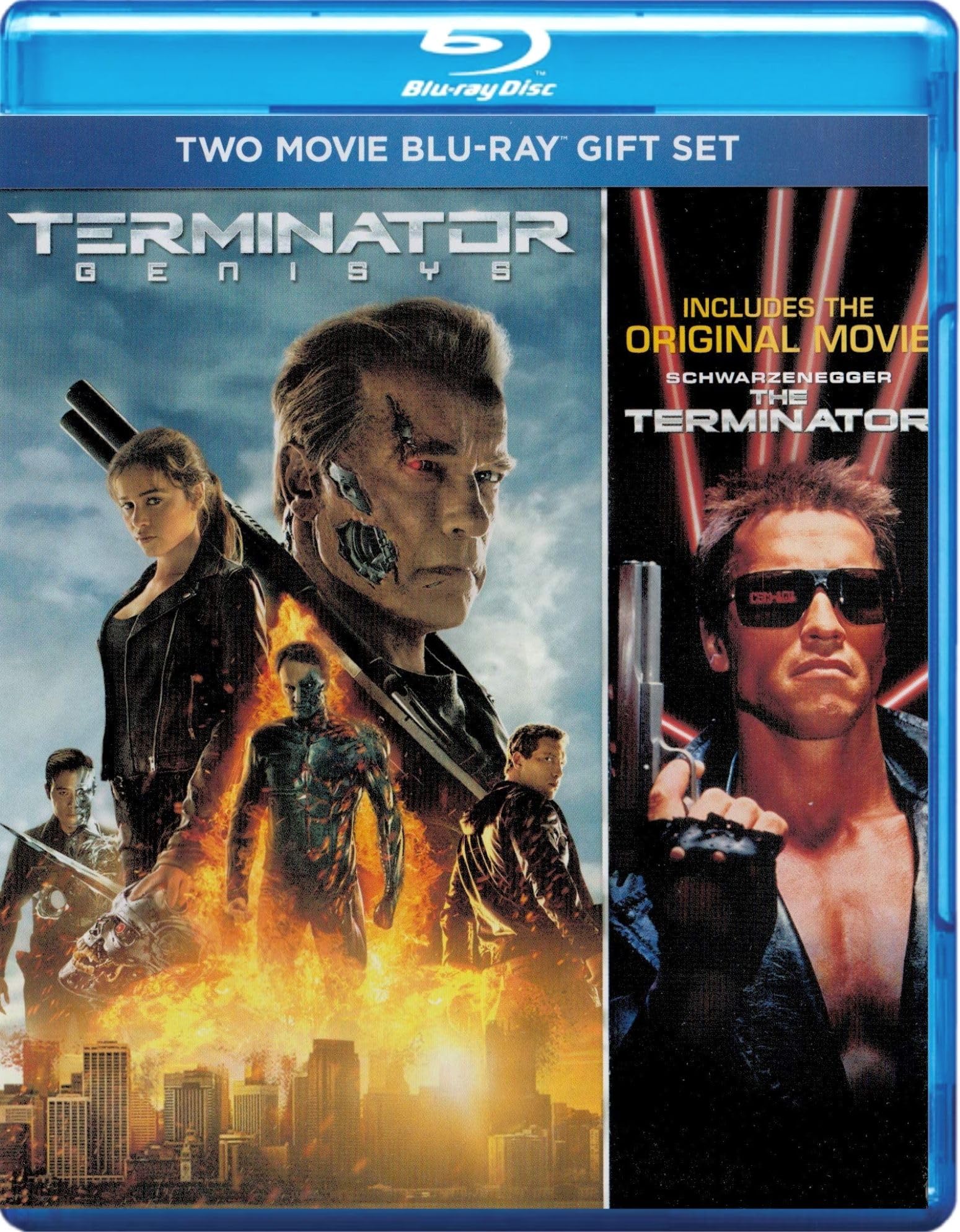 Terminator Blu Ray Gift Set de películas de ciencia ficción y acción en estuche