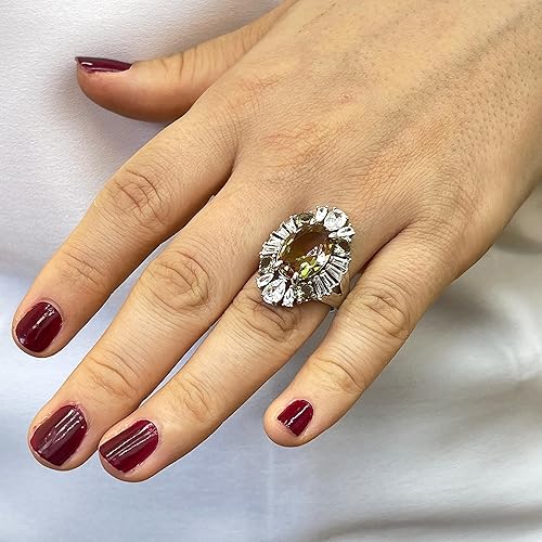 Miniatura 5 de Anillo de mujer de plata de piedra zultanita 925K - Exquisitas joyas de piedras preciosas para la venta - Anillo de plata sultanita - Diásporo turco