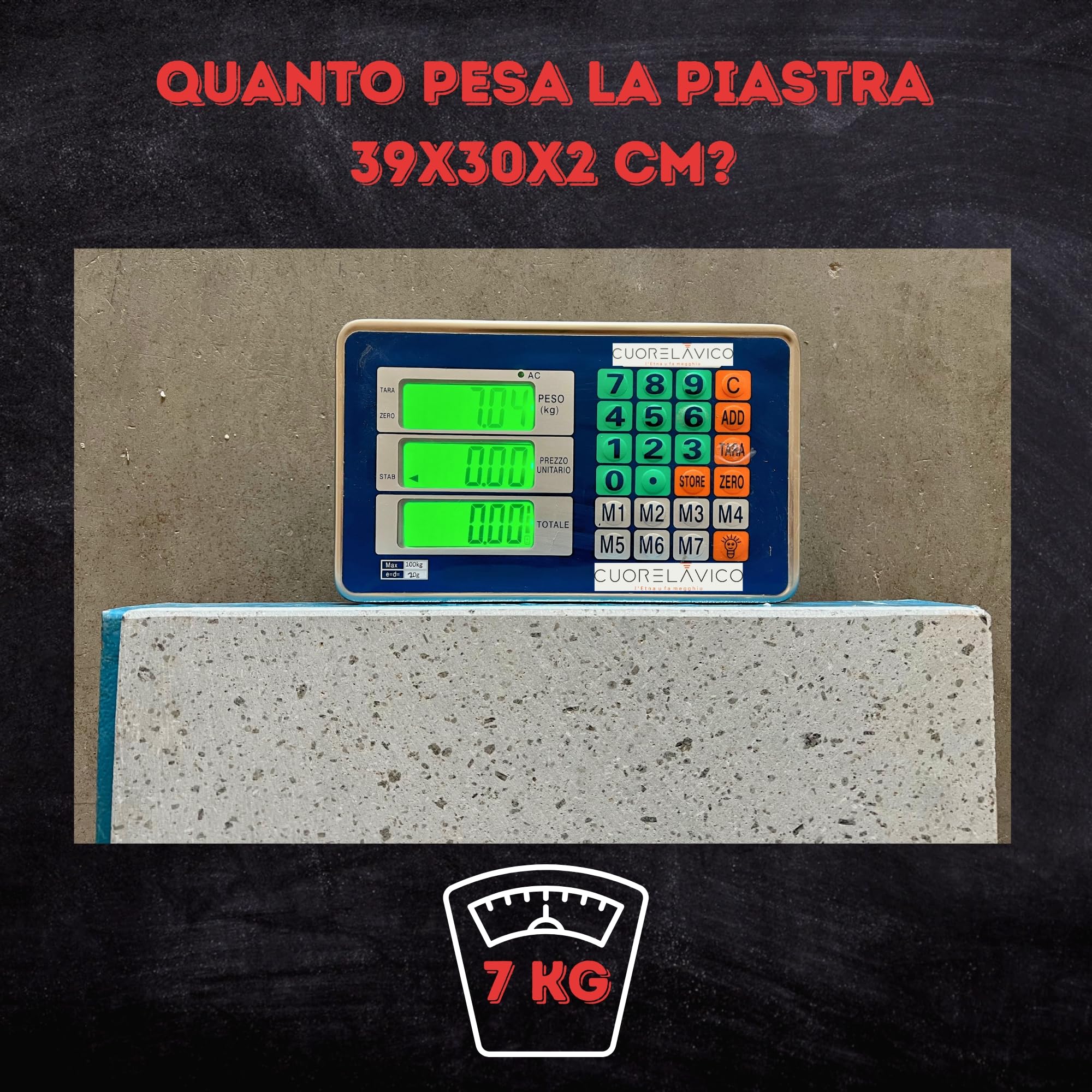 CUORE LAVICO - PIASTRA REFRATTARIA IN PIETRA LAVICA PER BARBECUE 39X30X2 CM CON SCANALATURA - COTTURA NATURALE MIGLIORE PIETRA OLLARE OTTIMA PER CARNE PESCE E VERDURE