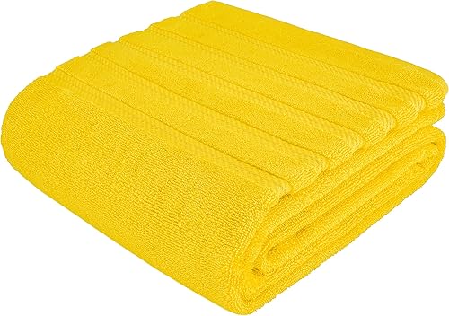 Miniatura 523 de American Soft Linen - Juego de 4 toallas de baño, 100% de algodón turco de 27 x 54 pulgadas, toallas de baño extragrandes, toallas para ducha