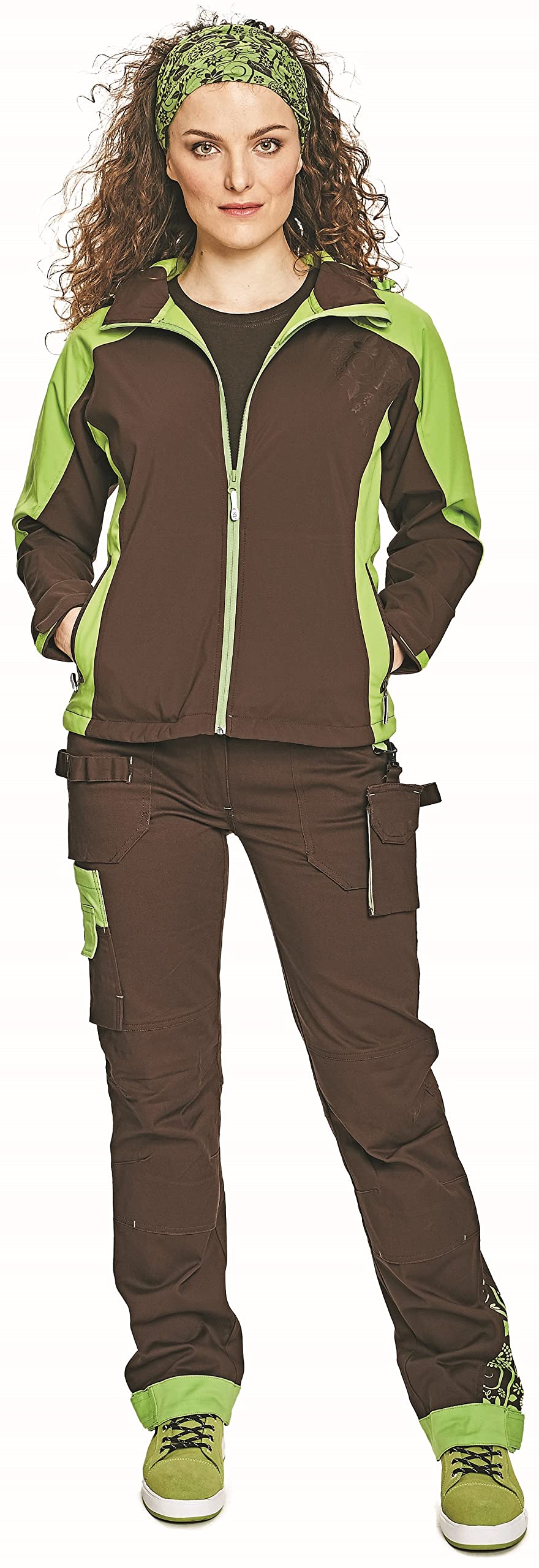 Short De Travail Femme Yowie - Multipoches Stretch Confortable Pour Randonnée Et Sport