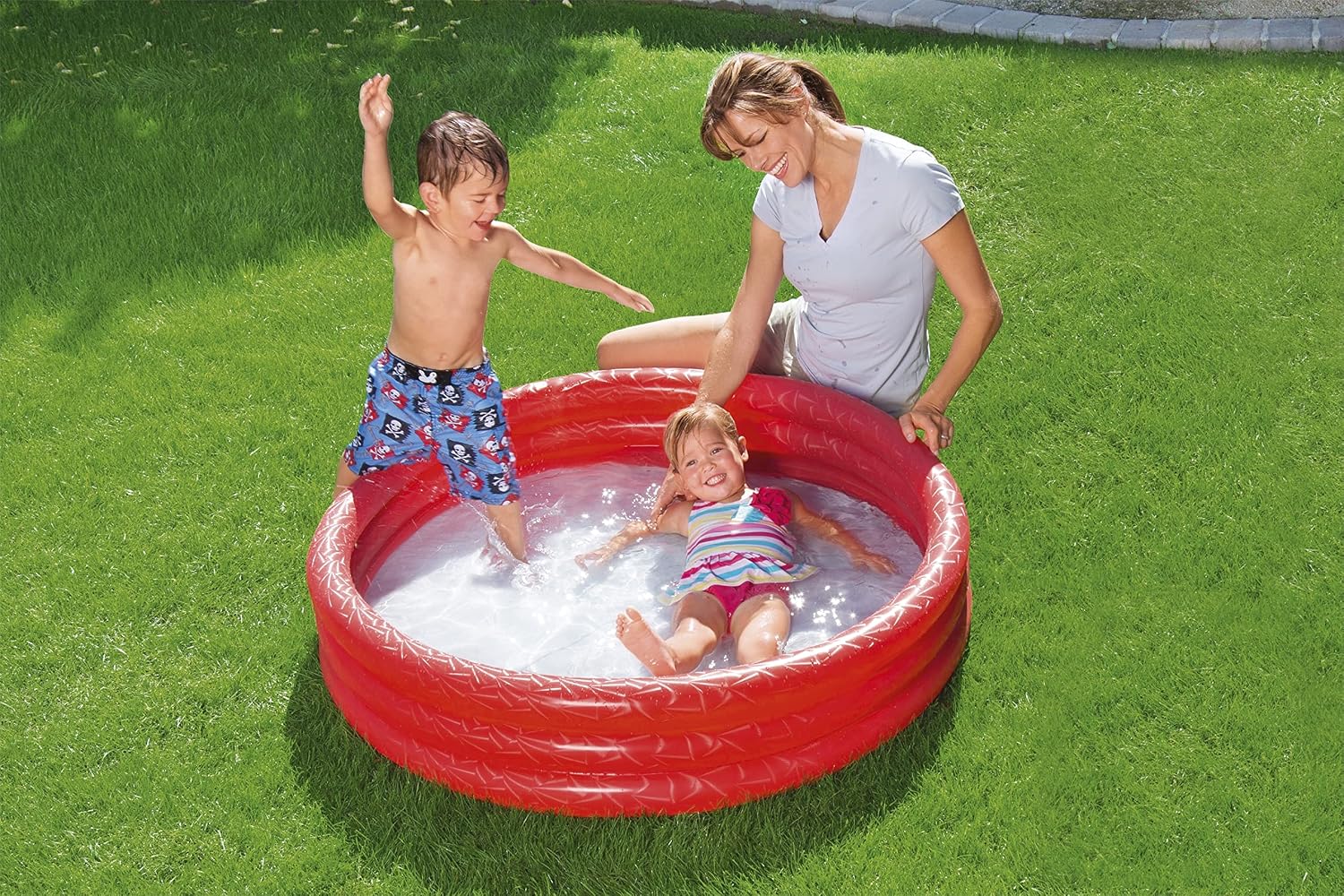 3 Ring Splash & Play Paddling Pool