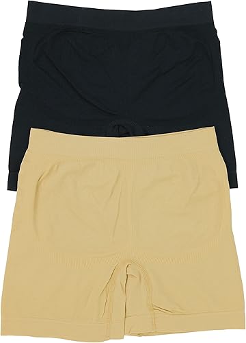 ToBeInStyle Paquete de 6 pantalones cortos sin costuras para niñas para debajo de las faldas