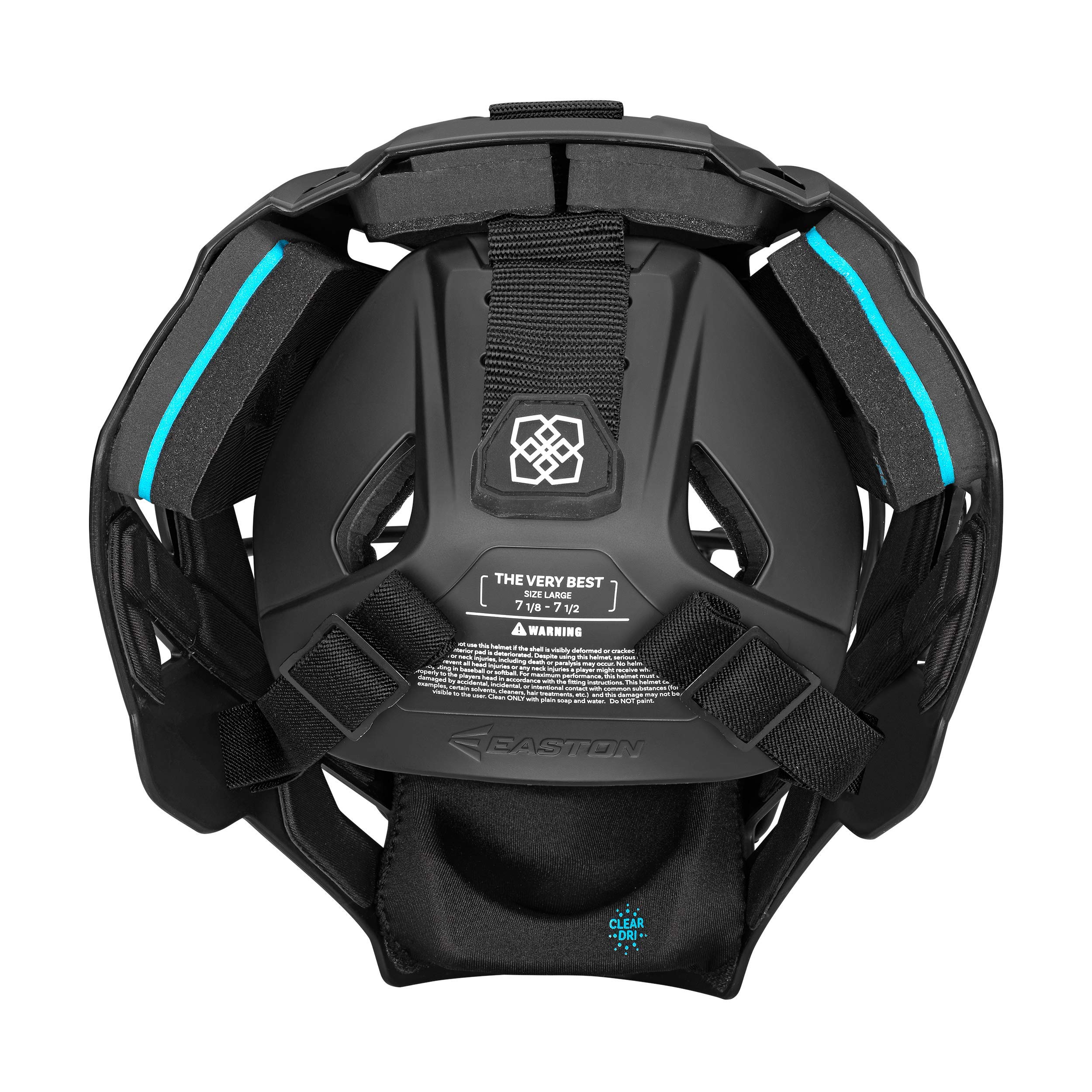 Masque De Receveur Softball Easton Jen Schro – Taille L (7 1/8 – 7 1/2) – Noir