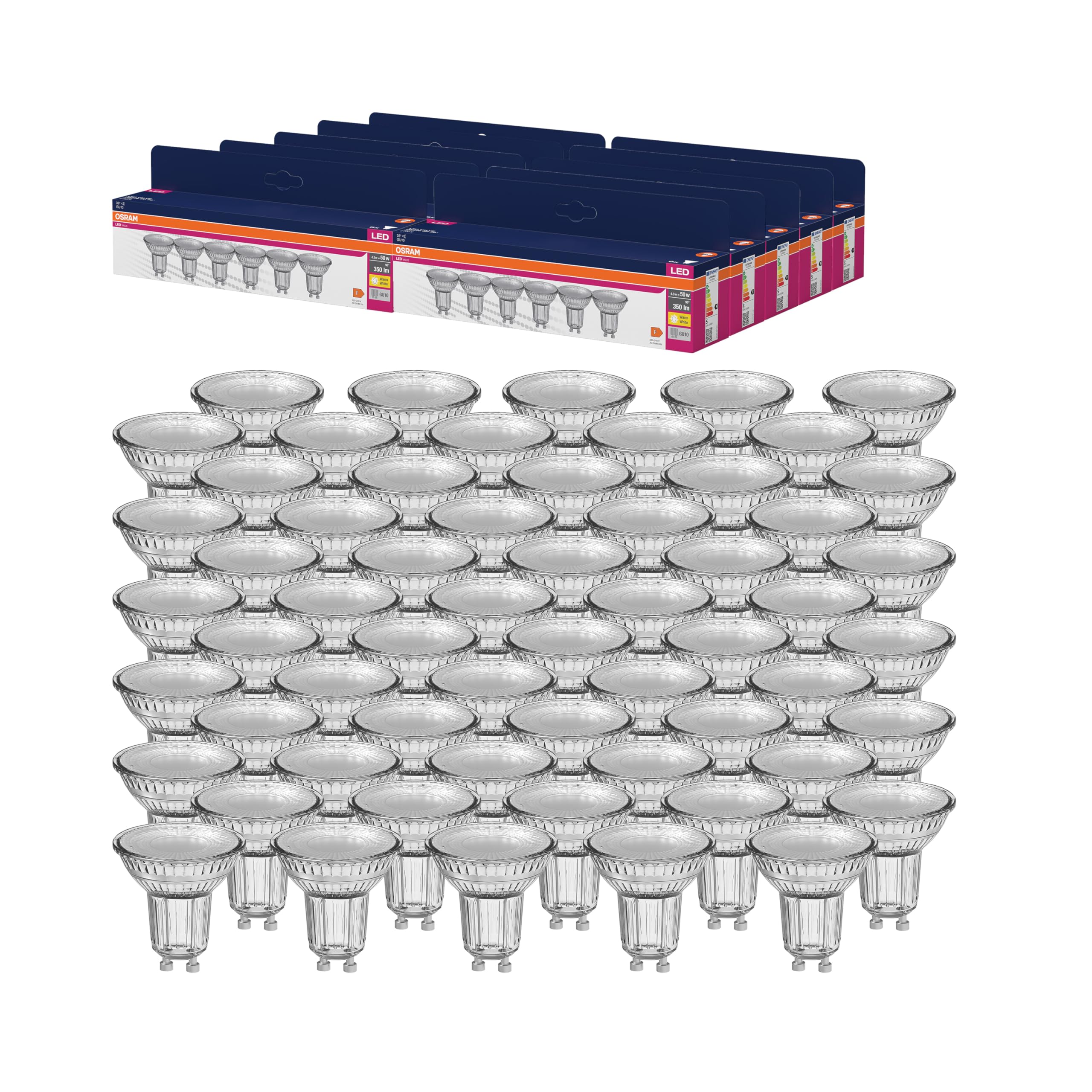 OSRAM LED Star VALUE PAR16, paquete de 60 bombillas, reemplaza bombillas