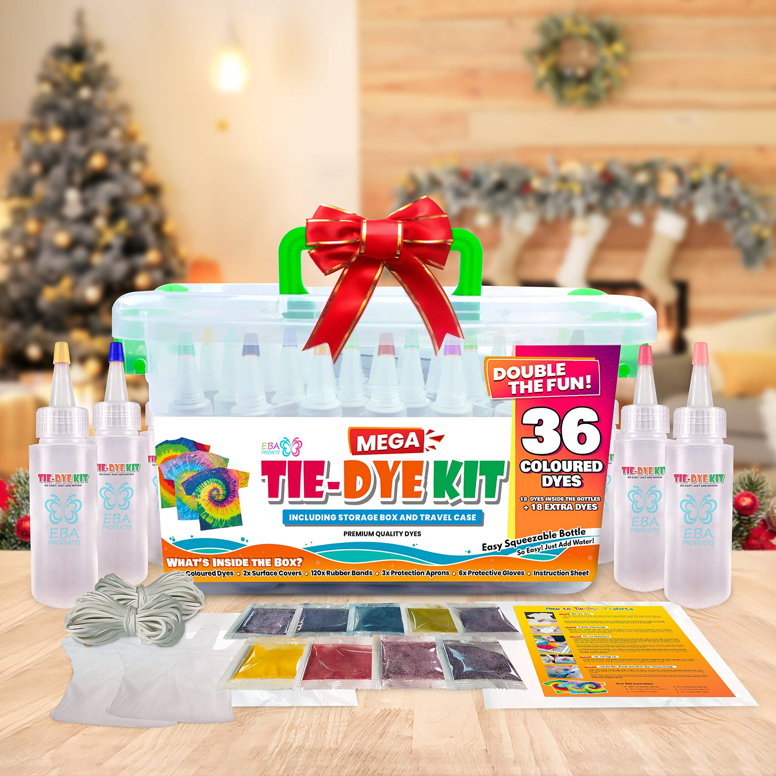 Buy EBAProducts Mega Tie Dye Kit with 36 Vibrant Colours Arts And
