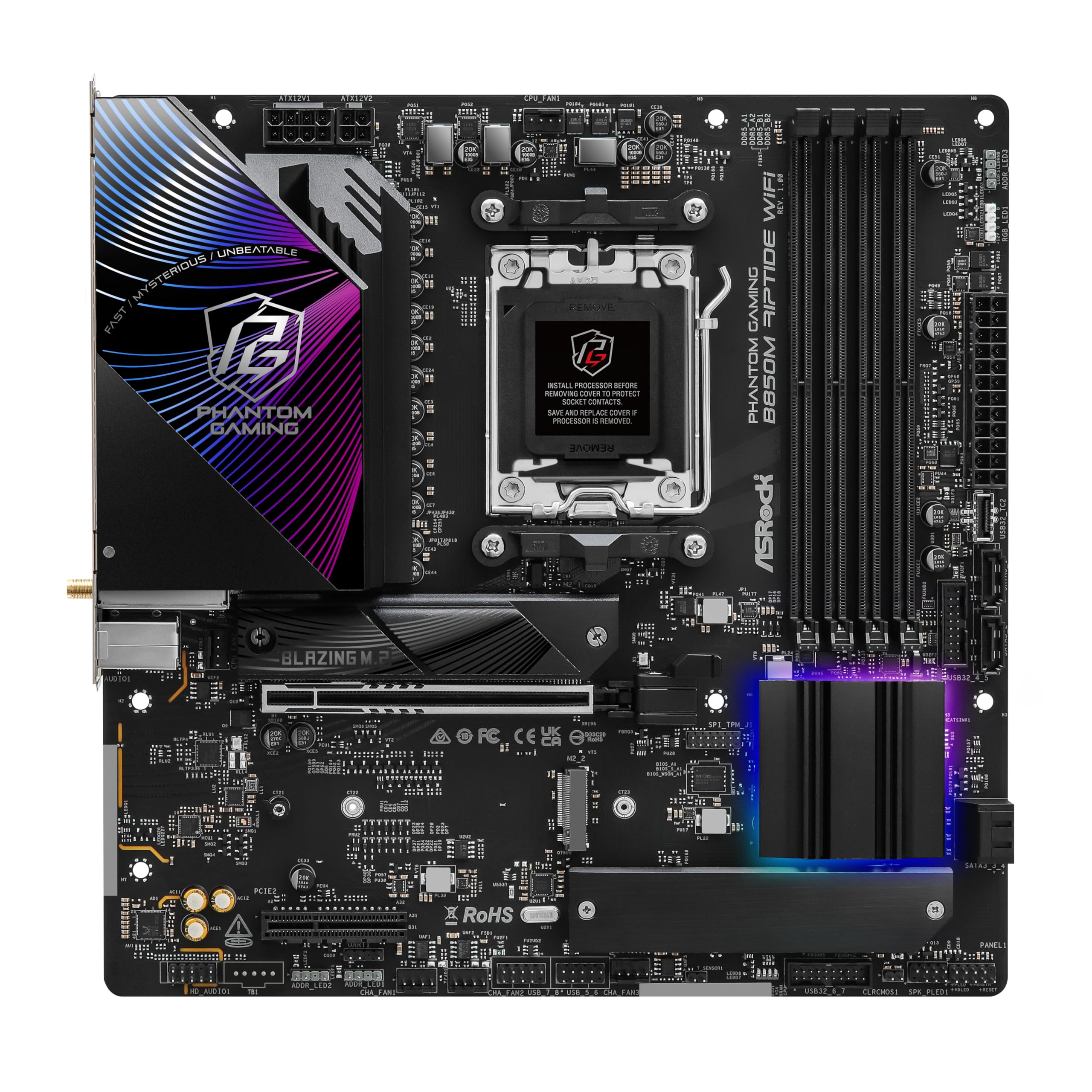 Amazon | ASRock AMD B850M Phantom Gaming Riptide WiFi 7