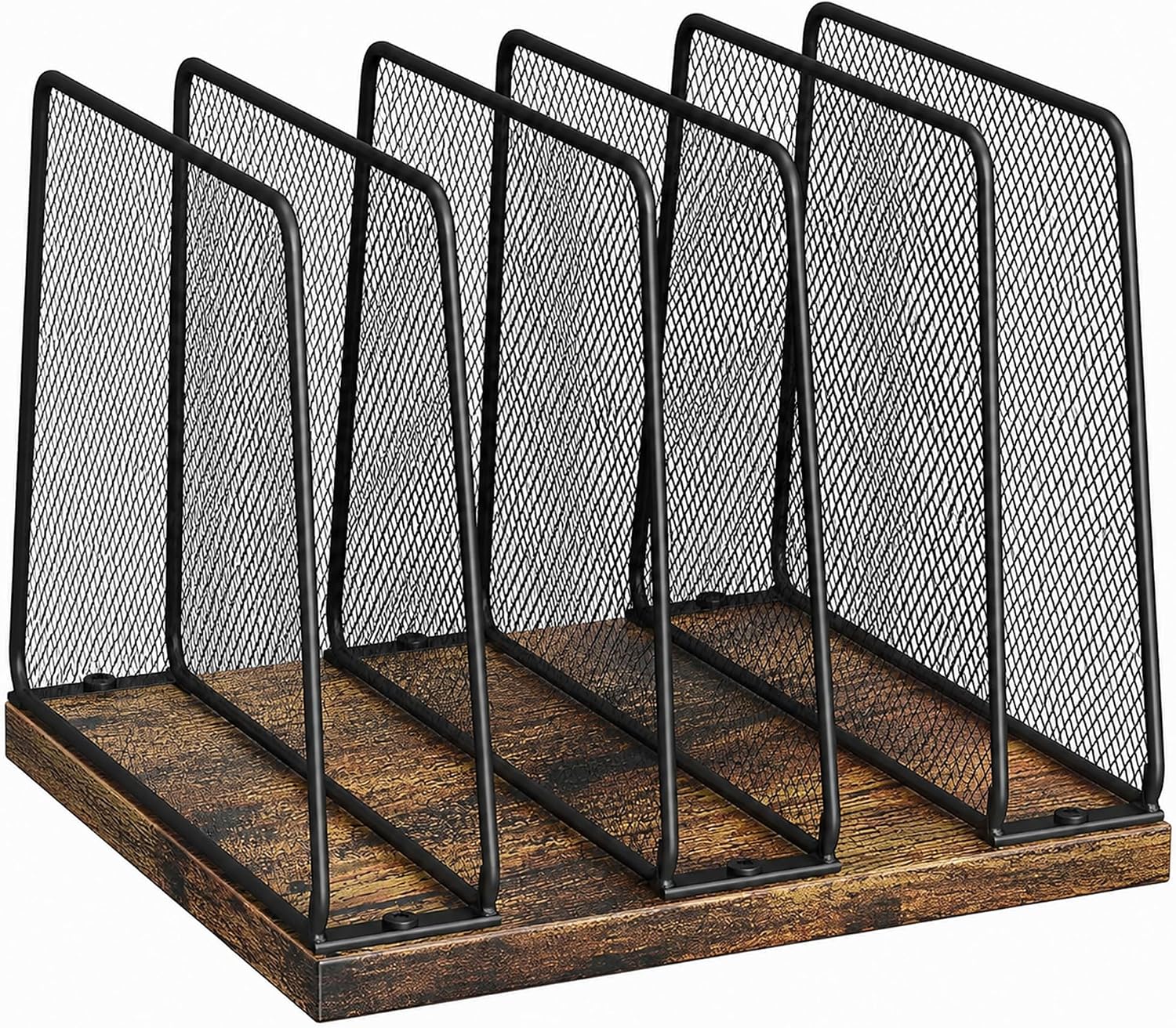 OPNICE Desk File Organizer, Mail Organizer, Large, Brown