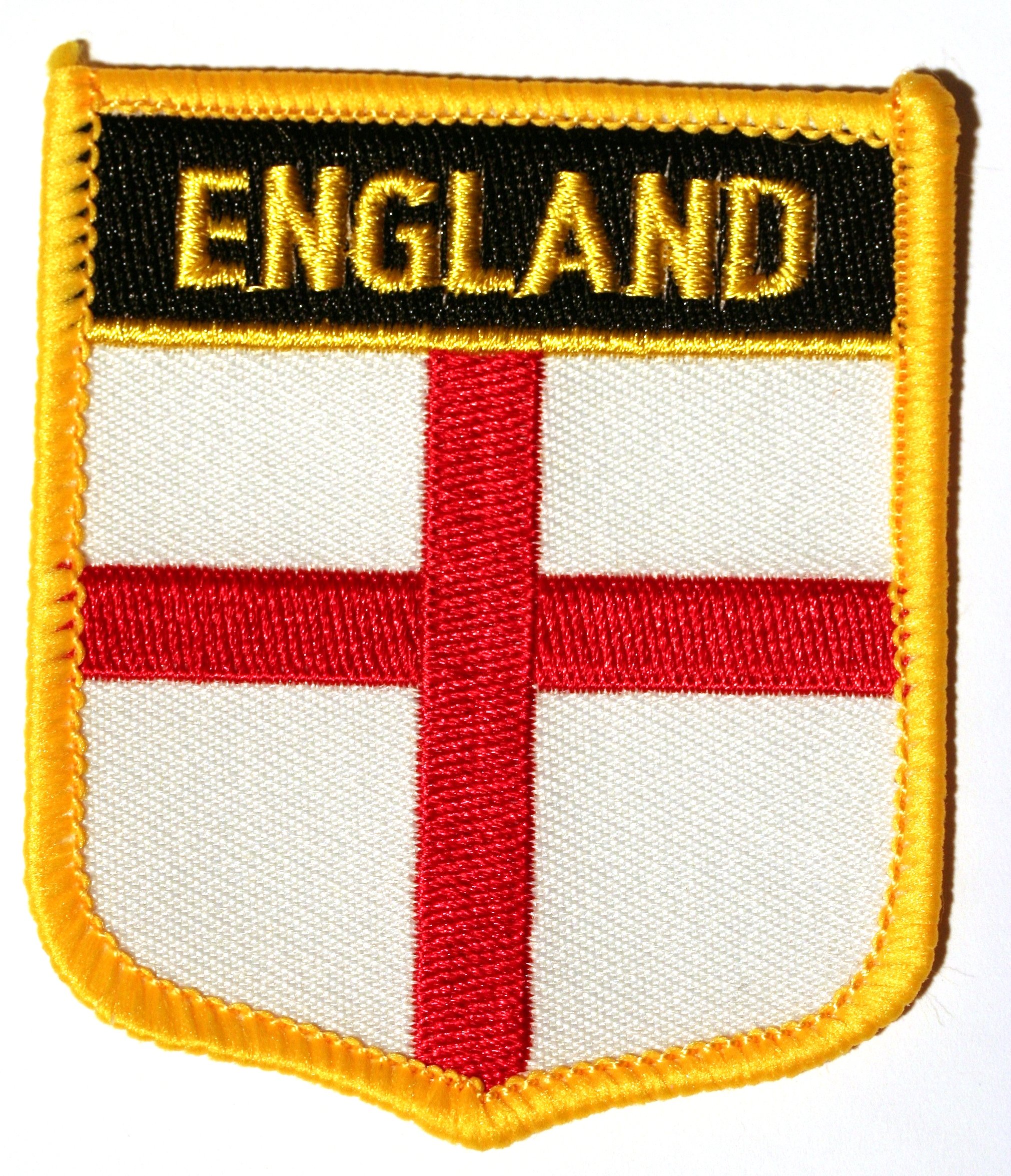 England Embroidered Shield Flag Patch