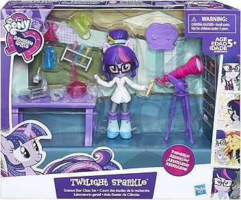 Amazon.com: My Little Pony Equestria Girls Minis Twilight Sparkle Science  Star Class Set : Toys & Games