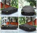 X AUTOHAUX Waterproof Car Cover for Chevrolet Corvette C4 C5 C6 C7 1984-2019 210D Outdoor Full Car Cover All Weather Windproof Sun Rain Protection with Door Zipper