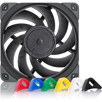 Noctua NF-A12x25 PWM chromax.black.swap quiet high-performance fan 120 mm