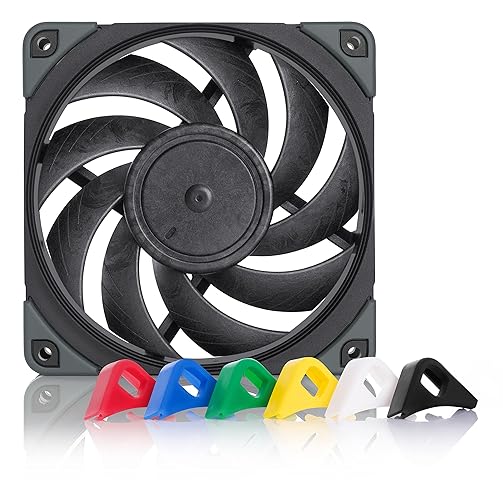 Noctua NF-A12x25 PWM chromax.Black.swap, Premium Quiet Fan, 4-Pin (120mm, Black) - Einzelpack - Single