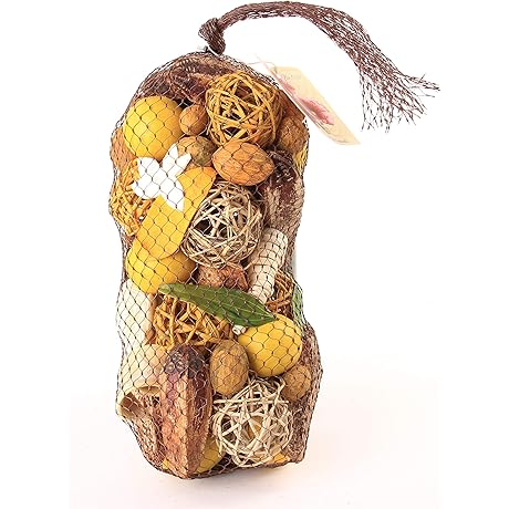 ANDALUCA Citrus Blossom Botanical Netti Bag Fragrance - Delectable Bowl Fillers for...