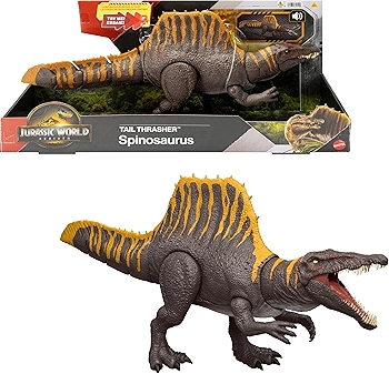 Mattel Jurassic World 复活恐龙系列 斯宾诺龙动作玩具