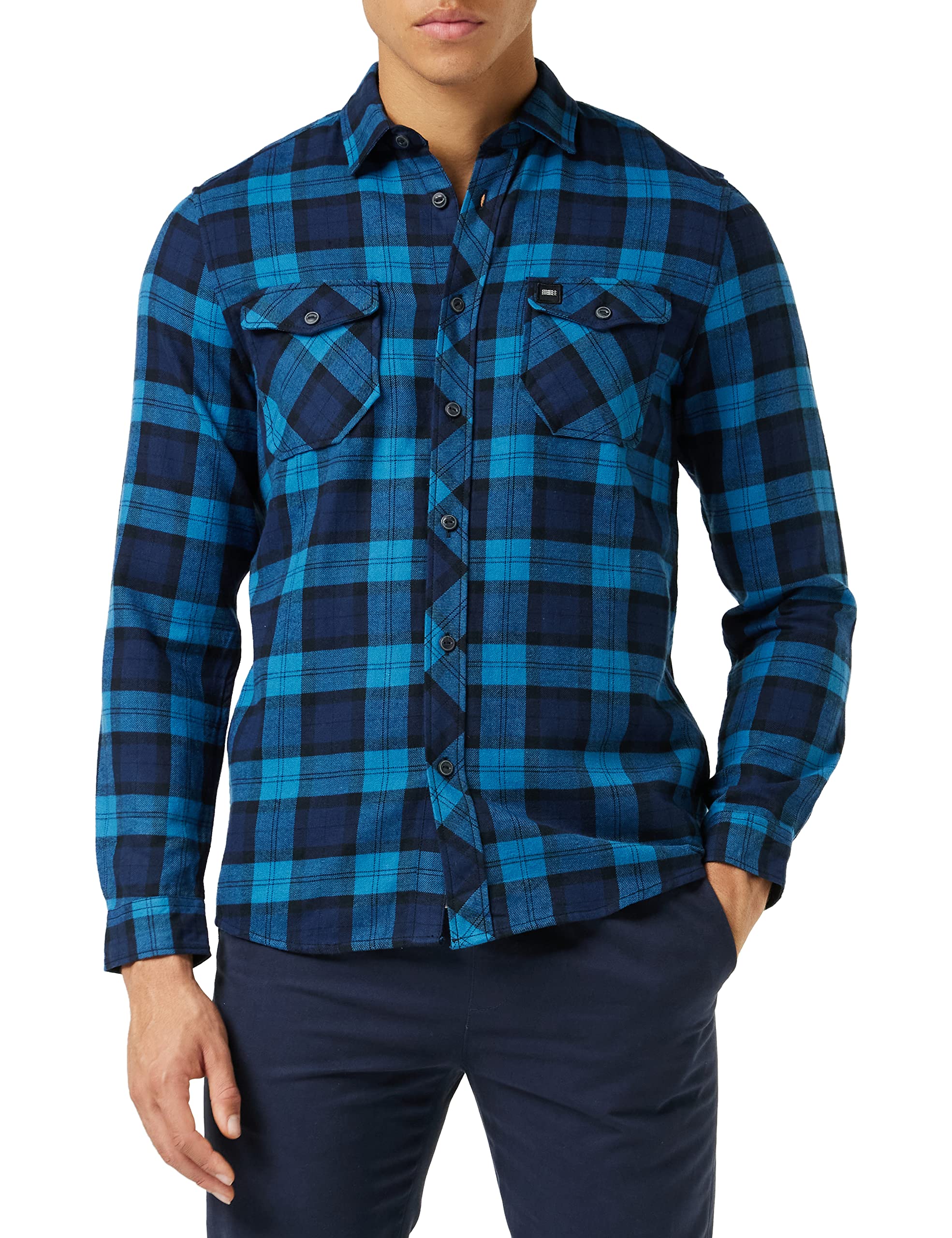 O'Neill Men LM Violator Flannel Shirt Shirts/blouses - Black Aop, M