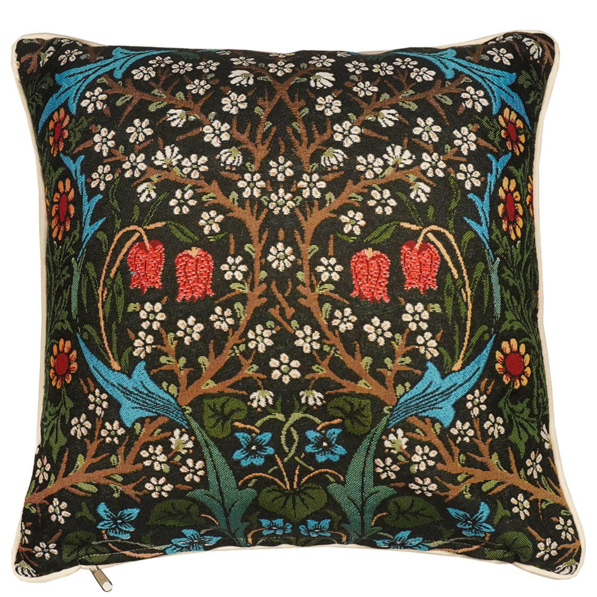 Signare Women's Blackthorn Tapestry William Morris Pillowcase Double Sided Square Cushion Cover (Ccov-Pn-)