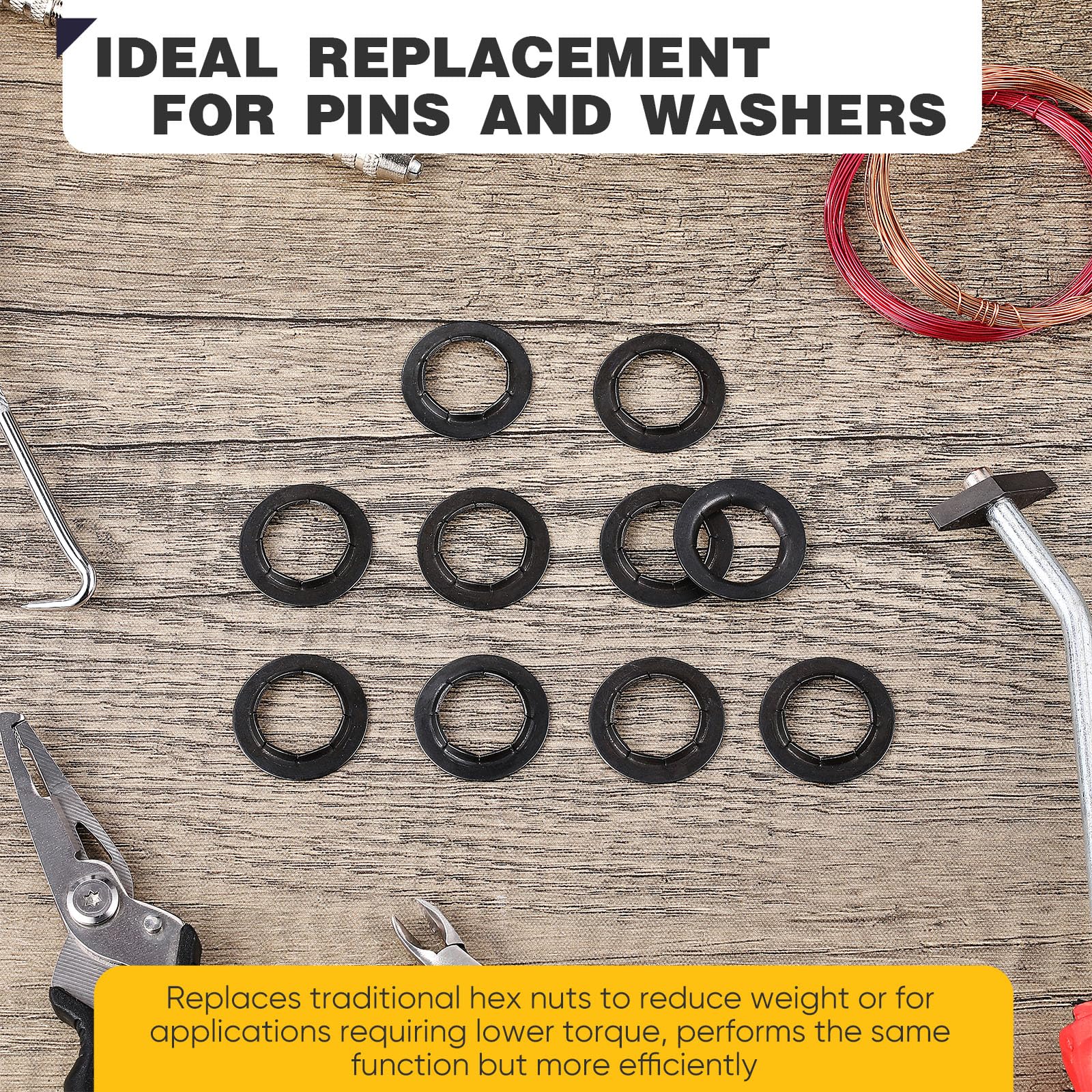Blulu Spring Lock Washers - 10 Pack -4