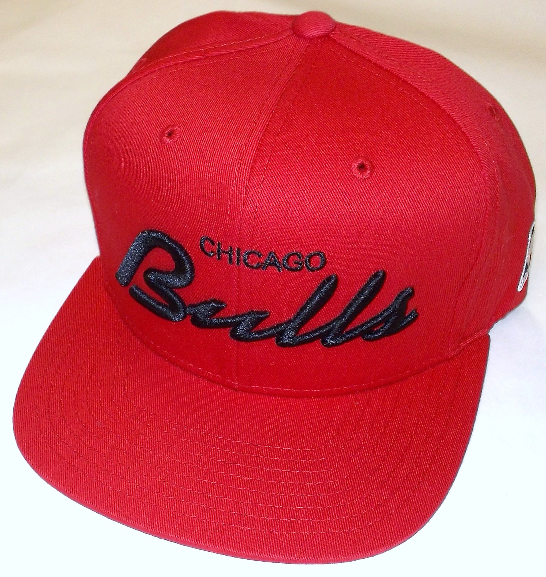 Adidas Chicago Bulls NBA Structured Red Flat Bill Snapback Cap