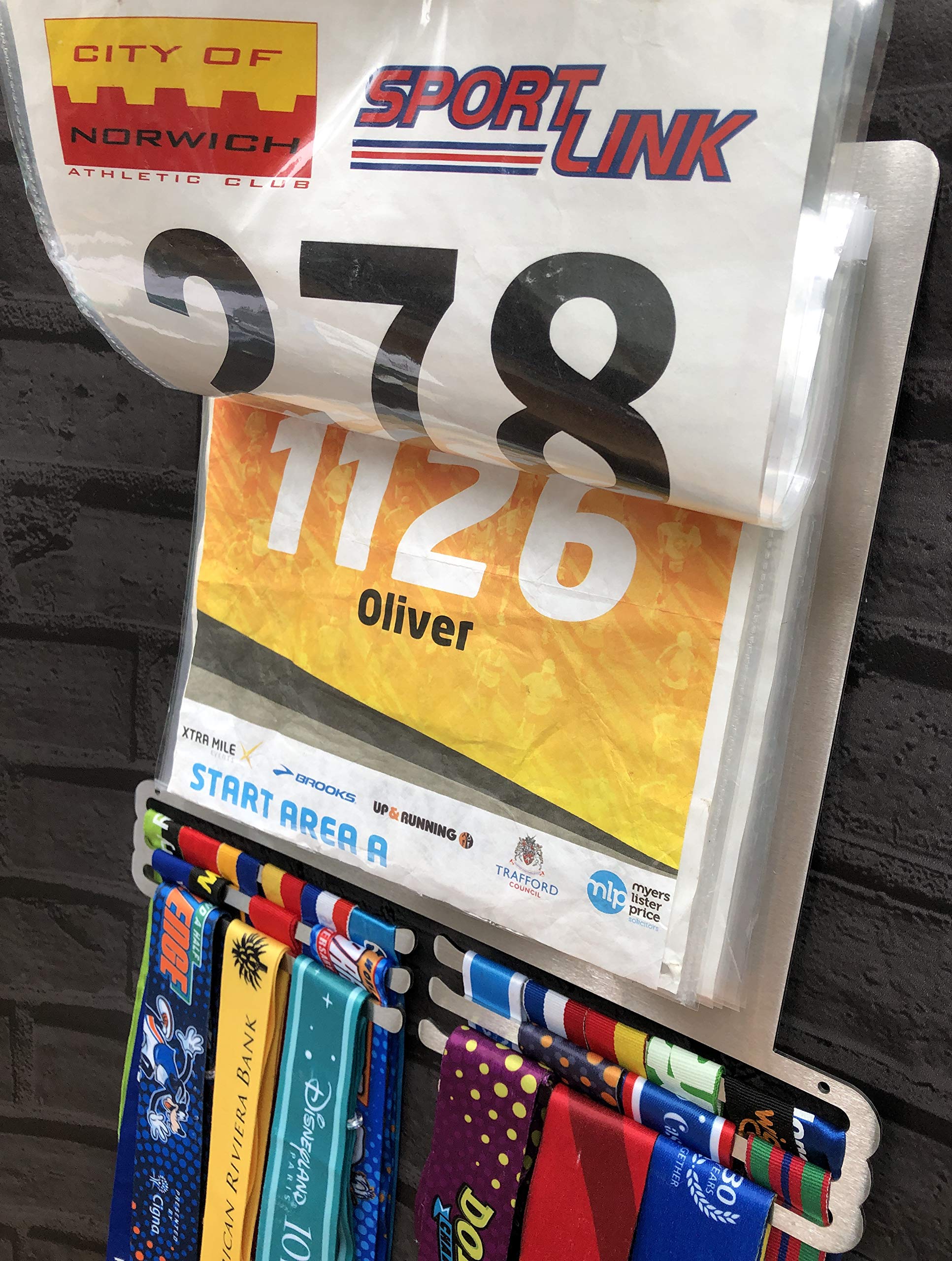 Race Bib and Medal Hanger