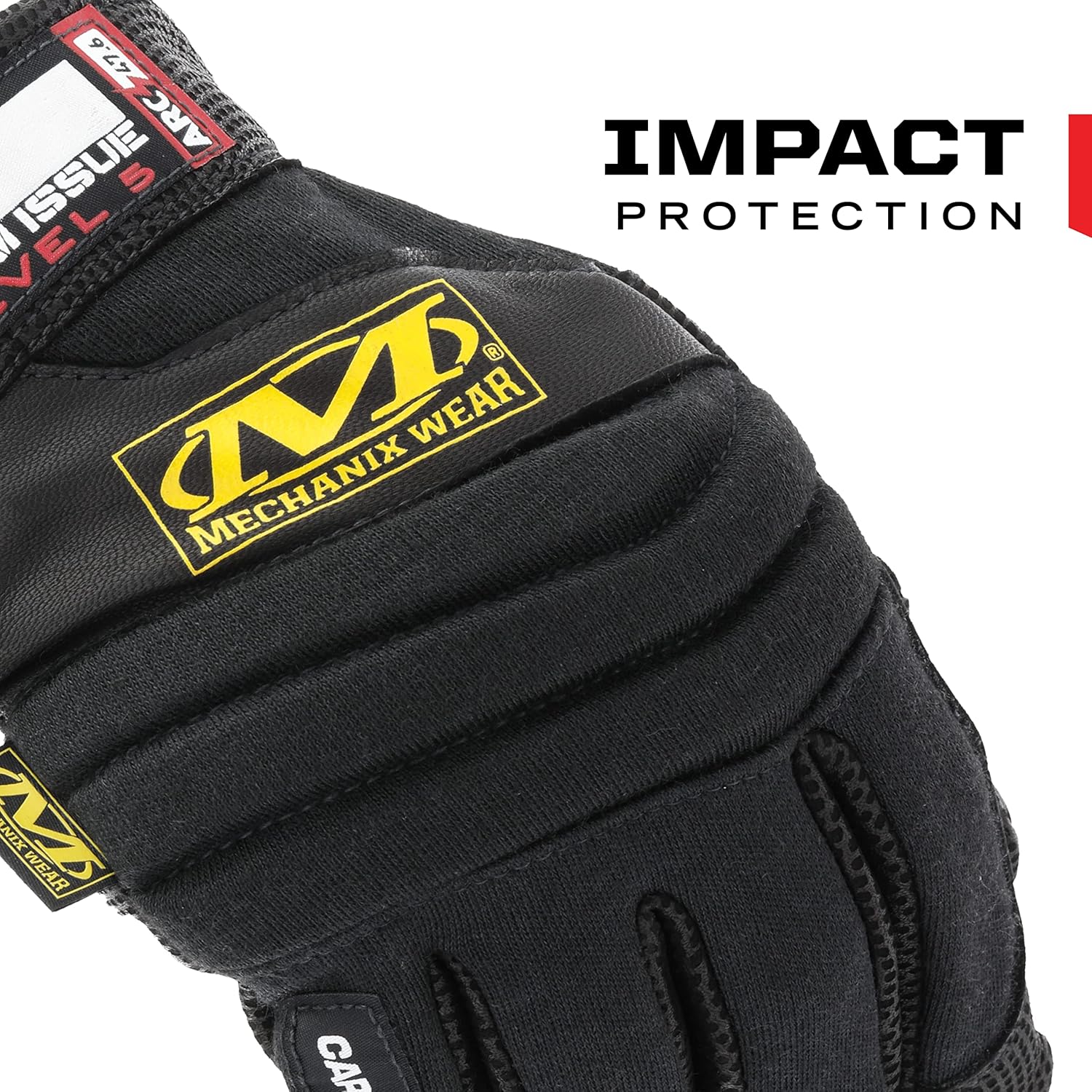 Mechanix Wear CarbonX Level 5 Fire Protection Gloves - Genuine Leather Extreme Heat & Flame Resistant Gloves - Heavy Duty High Temperature Resistance - Medium- Black