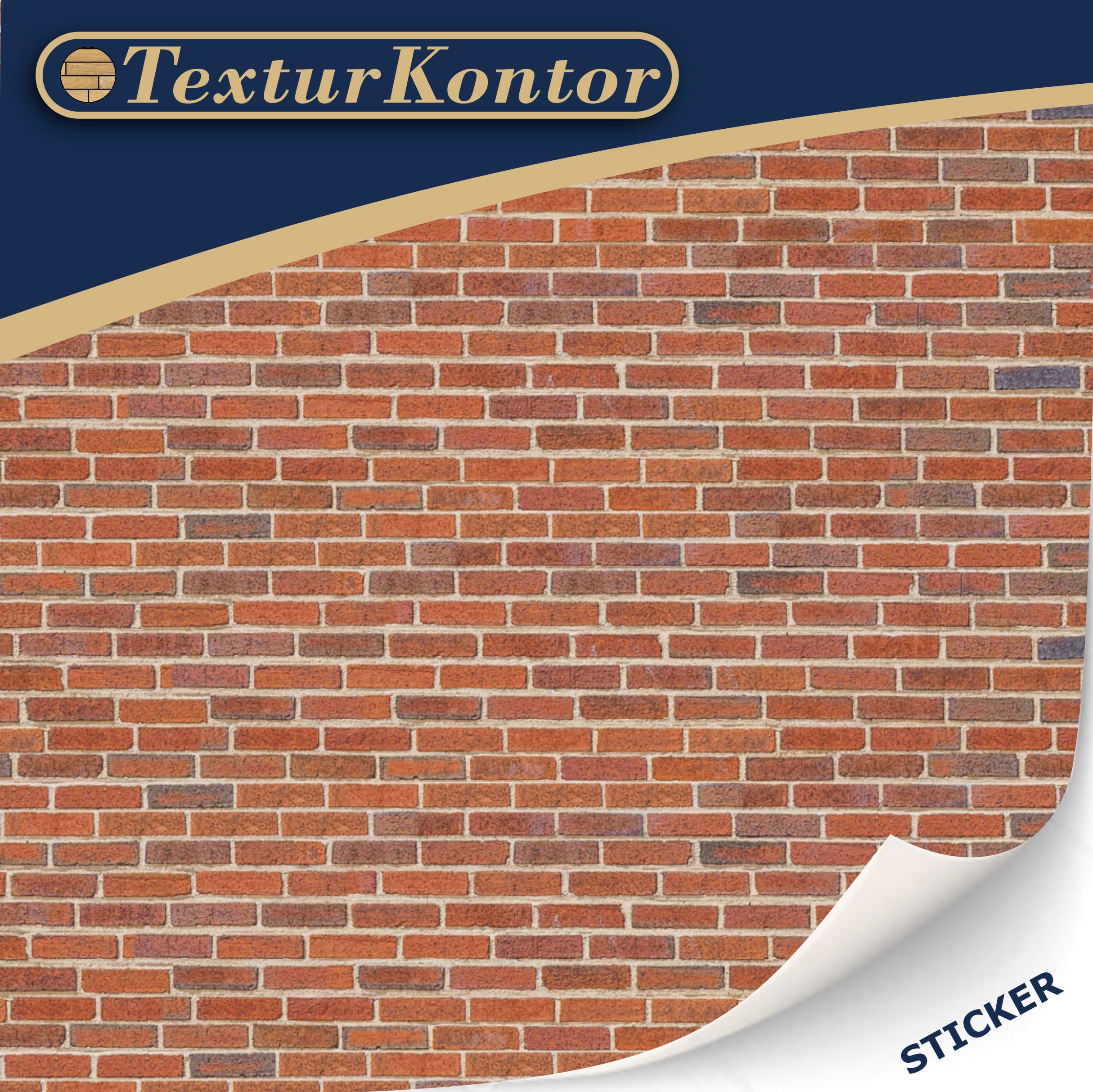 3 Blatt Selbstklebende Dekorfolie Wandverkleidung für Modellbau im Maßstab 1:87 Spur H0 (UK: 3,5mm Scale) (Roter Klinker) - 3