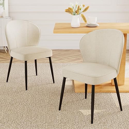 Miniatura 13 de Mesa de comedor moderna de 46 pulgadas, mesa de cocina rectangular con acabado de roble, mesa de comedor compacta para 4, construcción robusta para