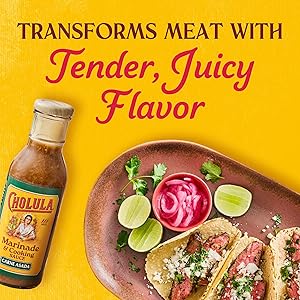 Cholula Marinade & Cooking Sauce, Carne Asada, For Carne Asada Tacos, Taco Salad, Steak Marinade and More, 12 fl oz