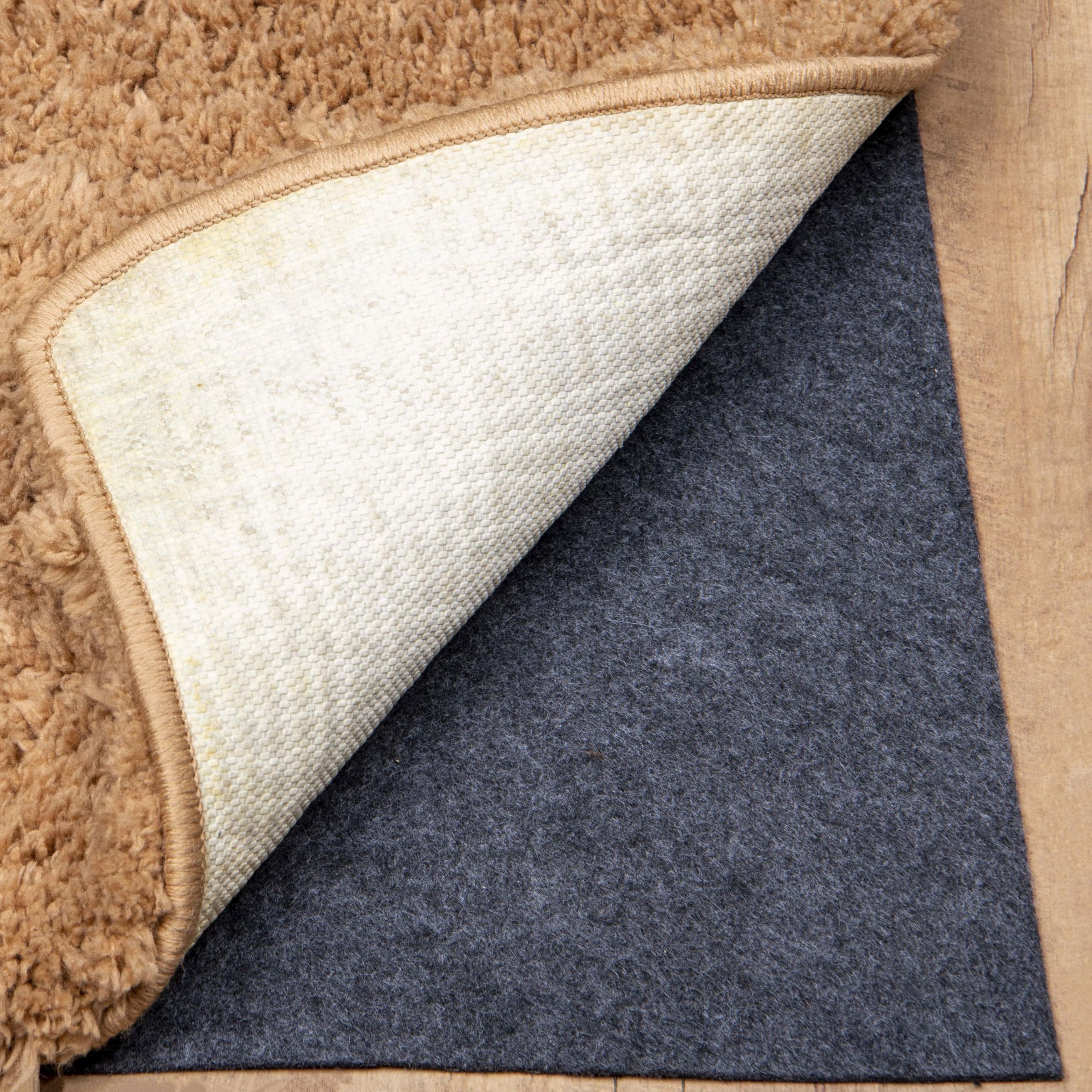 Upaaj Premium Floor Carpet and Rug Work as Rug Underlay Pad Bedroom Carpet Floor Cushion, Durable 6 mm Thick Pad or Bedside Runner for Safety and Comfort (Dark Gray, 5 X 9 Feet)