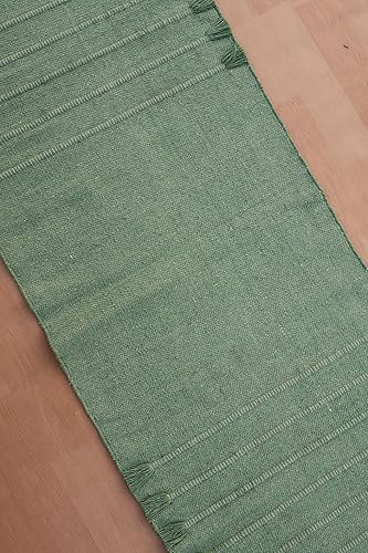 Miniatura 2 de Jaipur Art And Rugs15 Thick Cotton Yoga Mat,72"x24" Eco-friendly Non-Slip Exercise & Fitness Rug for Men & Women with Carrying Strap, Workout Mat