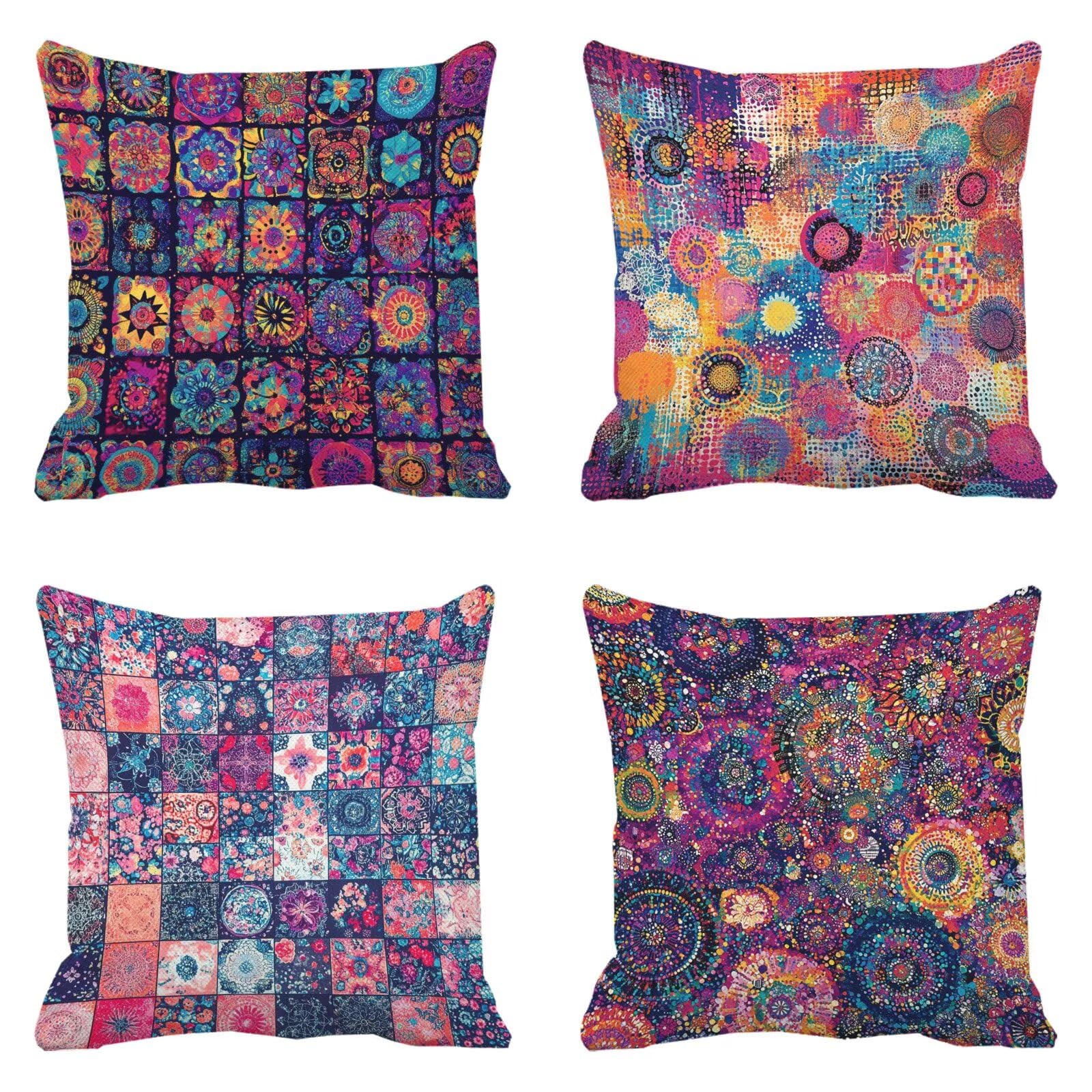 Housse de coussin 65x65 rétro imperméable grand format k-721