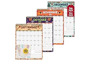 Decorably 14 Month Calendar 2023-2024, Your Time Management Essential